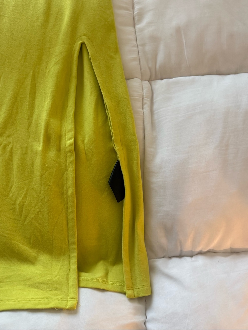 Lovers + Friends Bright Yellow Spaghetti-Strap Midi Dress with Side Slit - Picture 3 of 7